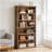 Storage Cabinet,Farmhouse Style Display Shelves,Spacious Bookshelf