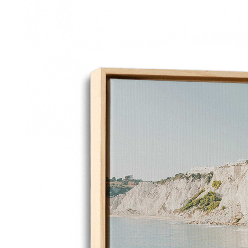 Cliffside Dreams, reproduction sur toile, Cadre américain en érable flottant, H 8,75 po x l 12,75 po x P 1,75 po