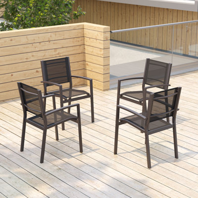 Ensemble de chaises de patio 4 pièces
