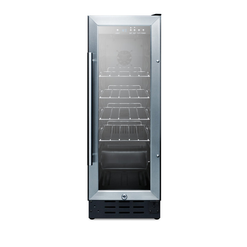 Summit Appliance 11.88'' W 60 Cans (12 oz.) 2.2 Cubic Feet Beverage Cooler with Reversible Door