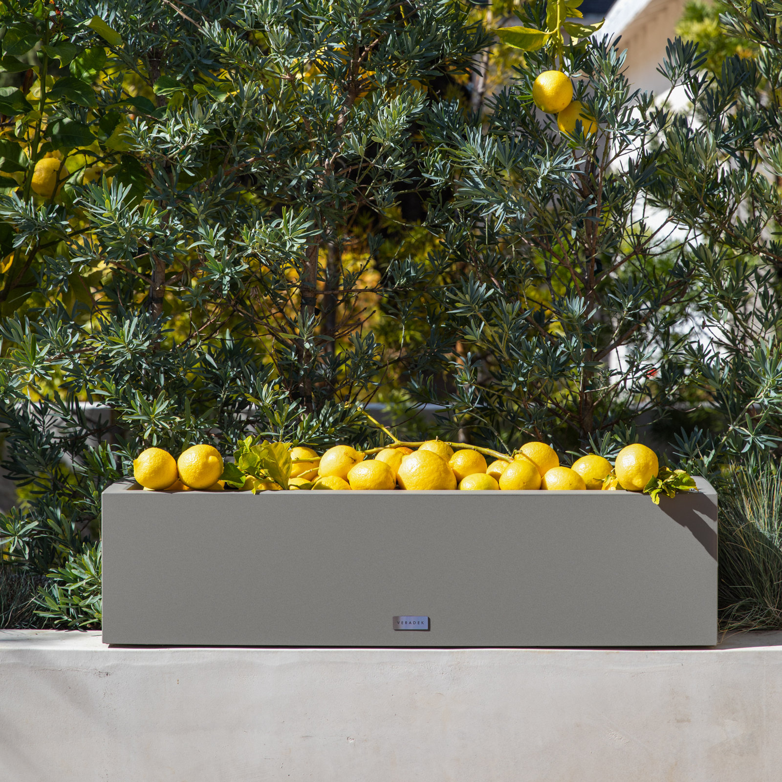 Block Series 36" Planter Box, Gray