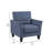  Laffey 34" Modern Upholstered Armchair – Plush Accent Chair with Flared Arms & Sturdy Wood Frame-2024298889