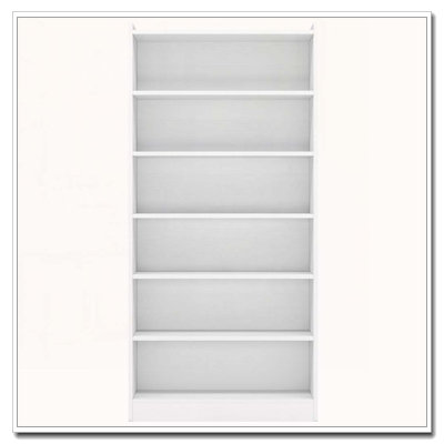Bibliothèque à 7 niveaux avec rangement pour salon, bureau, chambre à coucher