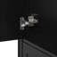 [Cabinet seulement] Meuble-lavabo traditionnel noir de 36 po