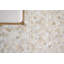 Mosaic Cowhide Geometric Area Rug in Ivory