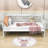Twin Size Wooden Daybed with Slats Support-166907139