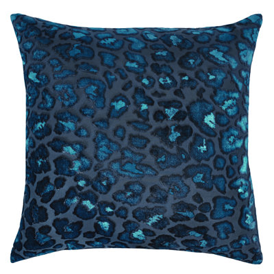 Leopard Square Velvet Pillow