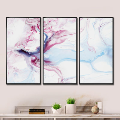 " Liquid I " 3 - Pieces Painting Print