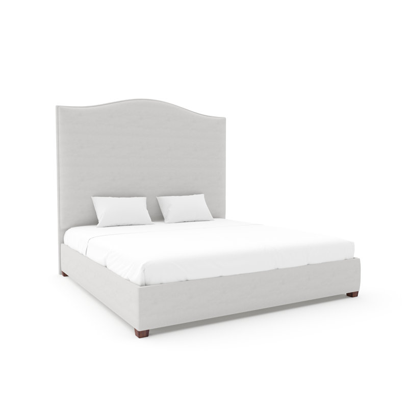 Lit avec rails 11 po Guilford, Colombe velours performance vie chic, Espresso, Lit double