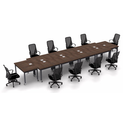 Albin Conference Meeting Tables with Chairs Complete Set