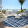 Washable Plaid Indoor / Outdoor Rug
