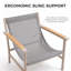 Ensemble de conversation d'extérieur en aluminium pour 4 personnes avec coussin résistant aux intempéries-662723924