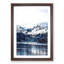 Snow Covered Mountains in Juneau Alaska - Picture Frame Painting Print-56738559-56738562