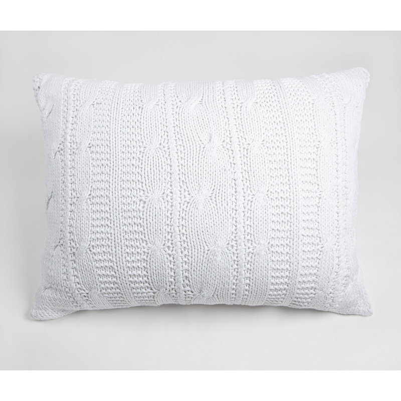 CHIMA KNITTED SHAM, WHITE, DUTCH EURO