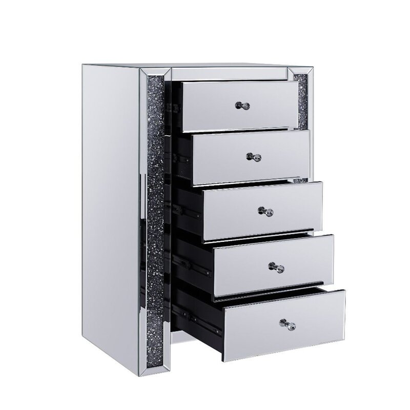 Everly Quinn Choi 5 Drawer Chest | Wayfair