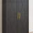 Modern style metal Circular arc top 2 doors cabinet-117541551