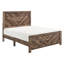 Mobilier de chambre à coucher de style rustique brun, style contemporain avec tête de lit-1082170209-1082170210