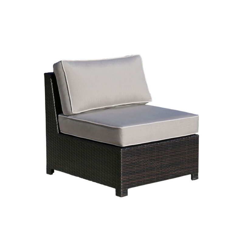 Chaise de patio avec coussins Blago