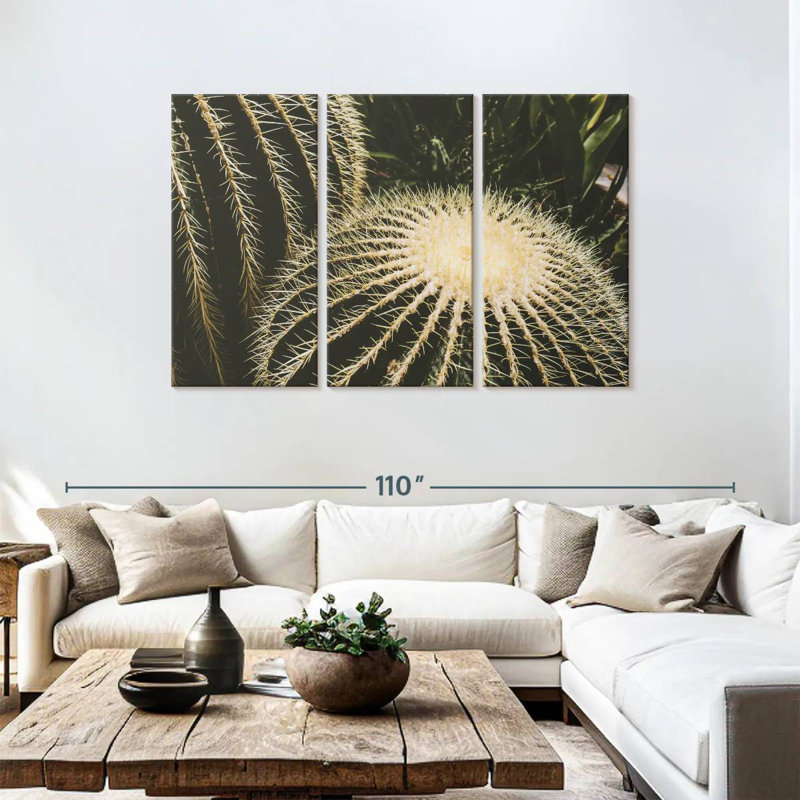 Harnek Barrel Cactus, 48" H x 74" W