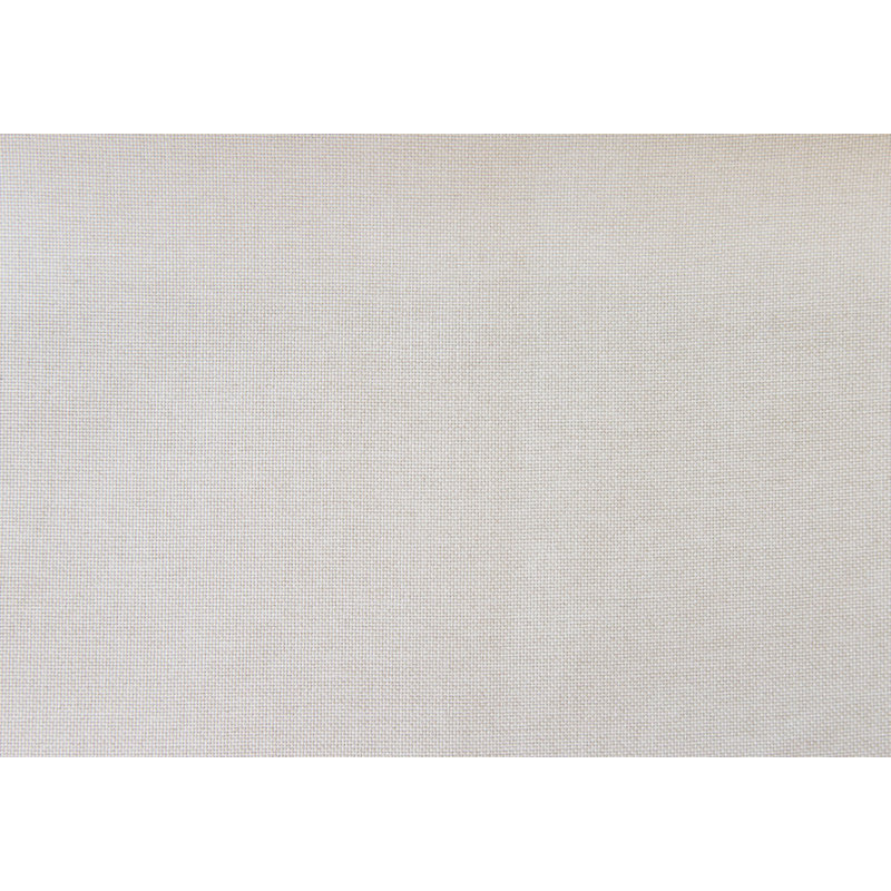 Lit, chambre à coucher, revêtement, aspect lin, pieds en bois, transitionnel, Beige Linen, Queen
