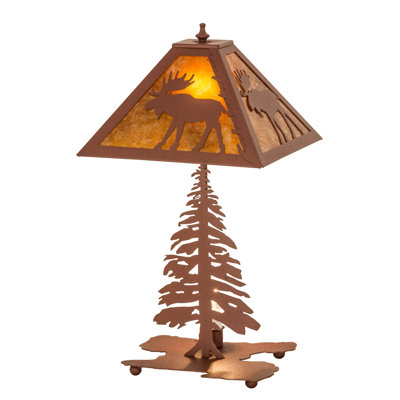 Rustic Lodge Table Lamp