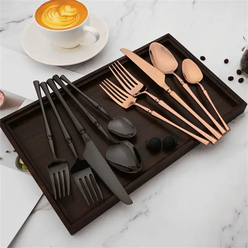 Mercer41 20pcs Stainless Steel Cutlery Set - Mirror Finish, Dishwasher Safe, Includes Knife, Fork, Spoon & More For 4 - Perfect For Home, Restaurant, Parties