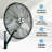 Hurricane 28.25'' Oscillating Wall Mounted Fan Fan