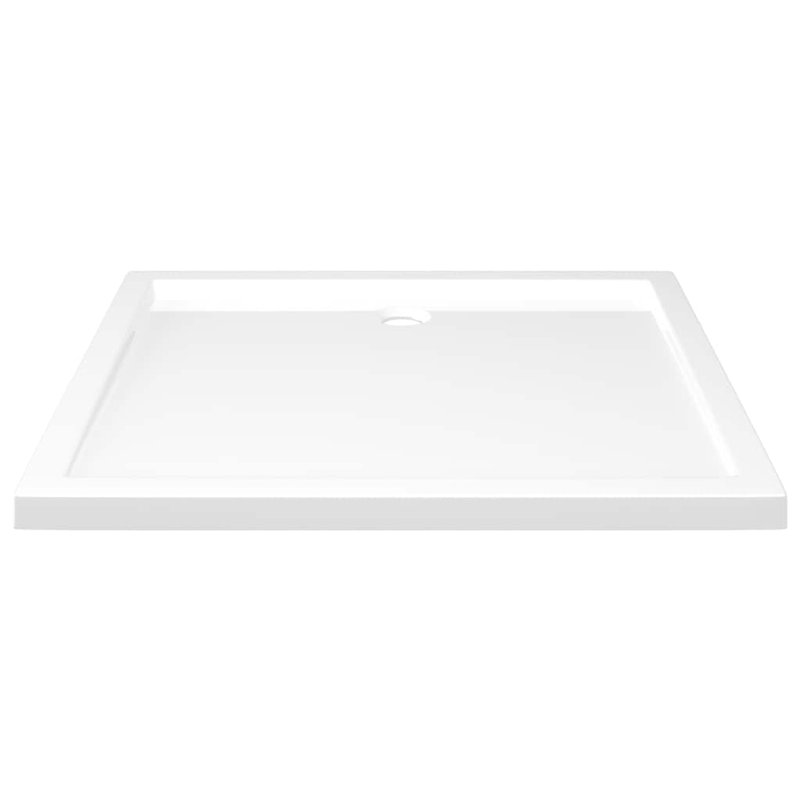 Rectangular ABS Shower Base Tray White 31.5 x 35.4 in Durable Shower Tray Modern Bathroom Base