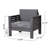 Zytaevius Outdoor Sofa Seating Group with Cushions-451614183-519227213