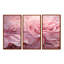 «Pink Tender Twirl Spiral», ensemble d'art mural sur toile-111764669-111764672