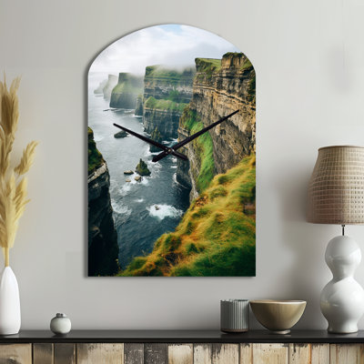 Horloge d'Irlande, Falaises de Moher I - horloge murale asymétrique