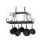 43" Long Caiden 2 Light Pot Rack