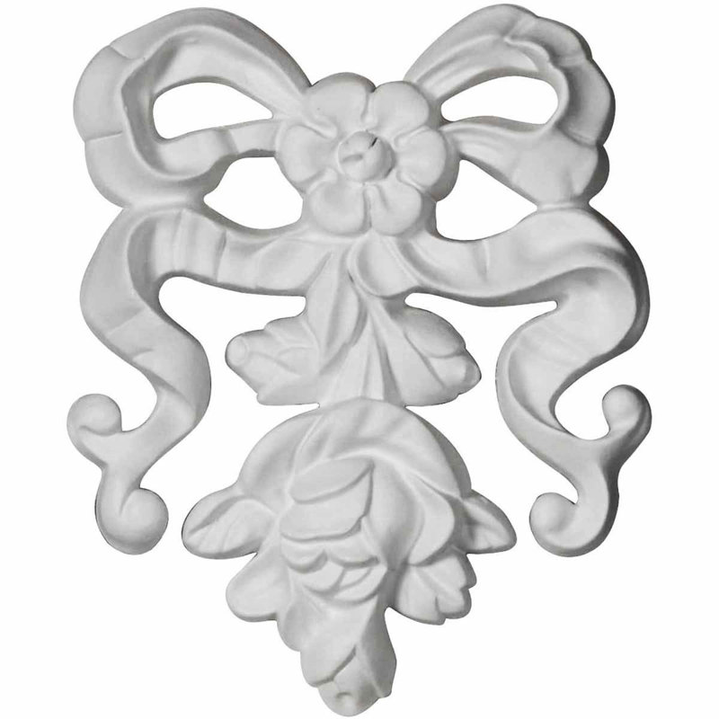 Versailles 6.38'' H x 5.13'' W x 0.88'' D Urethane Onlay Scroll