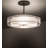 4 - Light Dimmable Drum Chandelier