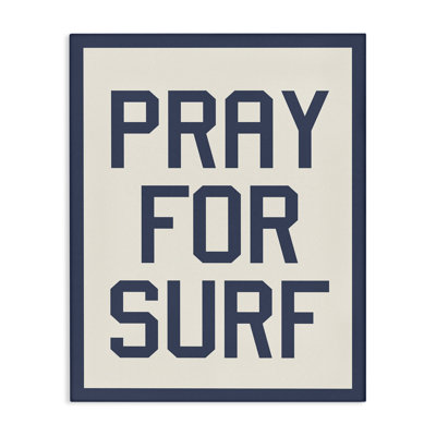 «Trinx Pray For Surf», art de la giclée encadrée par Daphne Polselli