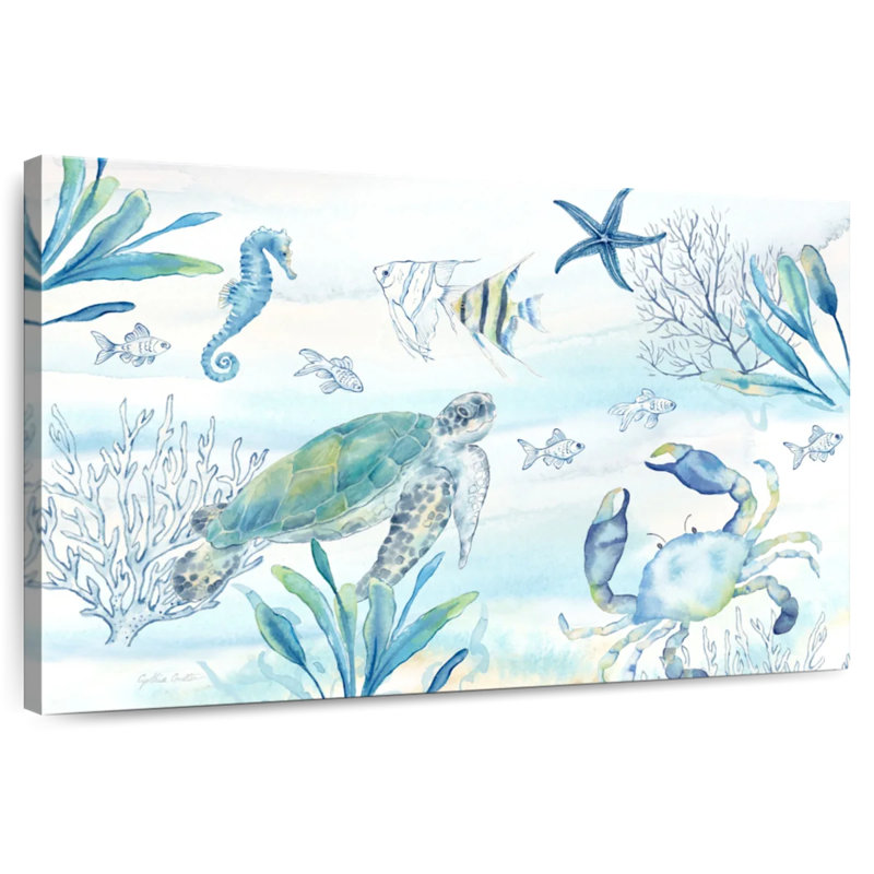 Aletra Great Blue Sea I, 30" H x 45" W