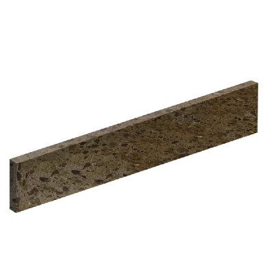 Cultured Marble 19-in Left-Hand Side Splash