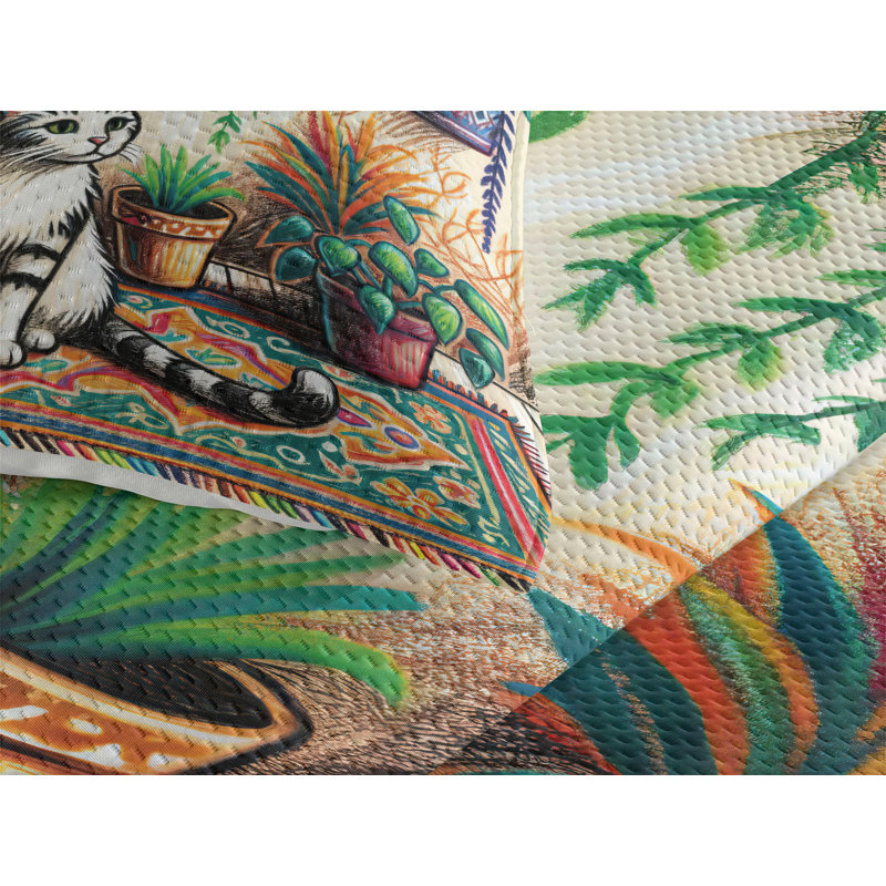 Polyester Coverlet, Queen Coverlet + 2 Standard Shams
