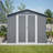 Outdoor Storage Shed With Additional Lockable Side Door