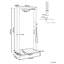 Freestanding Outdoor Shower SURAMA Silver