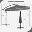 Parasol suspendu en porte-à-faux 10 pi-1865110369