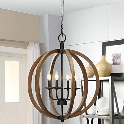 Azzahra 4 - Light Chrome Unique/Statement Pendant
