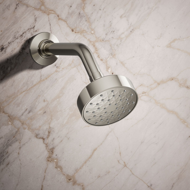 Pomme de douche à fonction double standard / standard Awaken G90, Nickel poli éclatant,  1.75 GPM