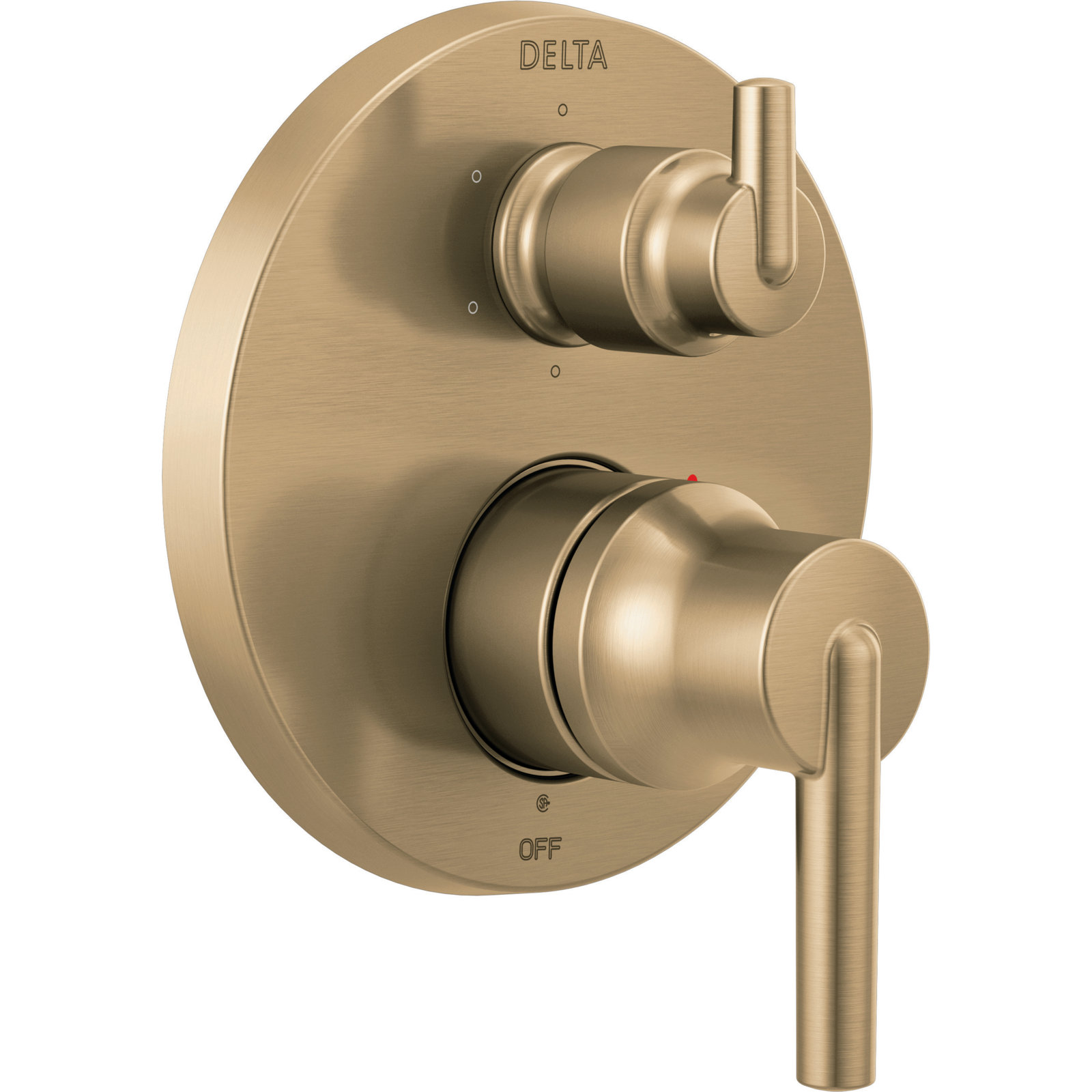 Trinsic Pressure Balance 14 Series Valve Trim, Champagne Bronze