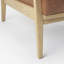 Chaise d'appoint en tissu crème 28,0L x 34,1W x 34,4H en bois brun clair-1664557564