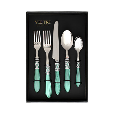 VIETRI Aladdin Stainless Steel Flatware Set - Service for 4
