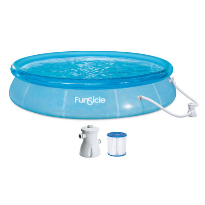 Piscine gonflable en plastique 2,6 pi x 12 pi Funsicle