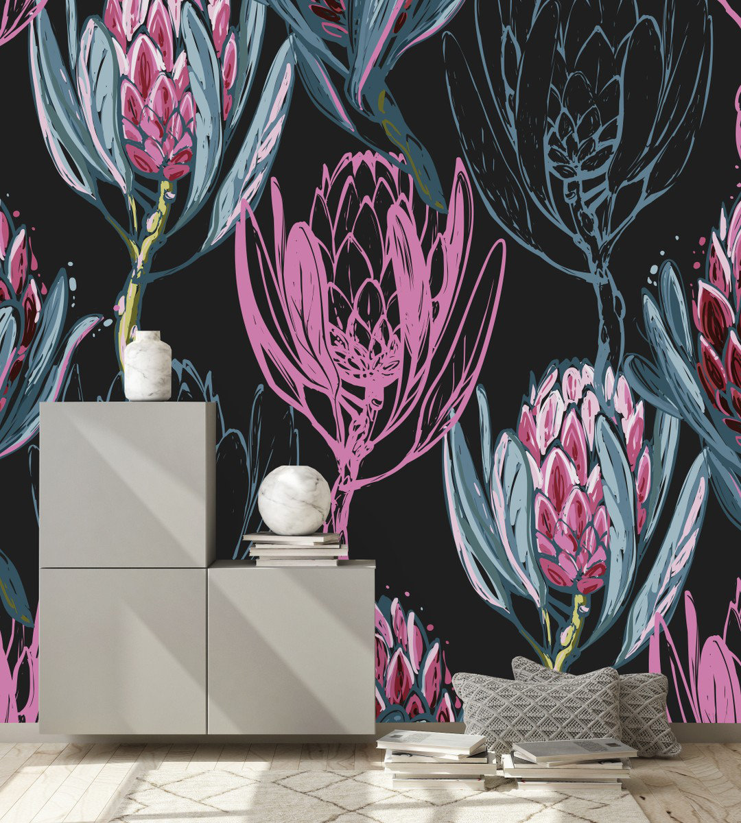 Red Barrel Studio® Protea 10.4' L x 25" W Peel and Stick Wallpaper ...