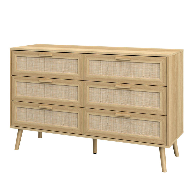 Anelise 120cm W 6 - Drawer Chest of Drawers
