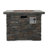 SQUARE MGO FIRE PIT - 40000 BTU.